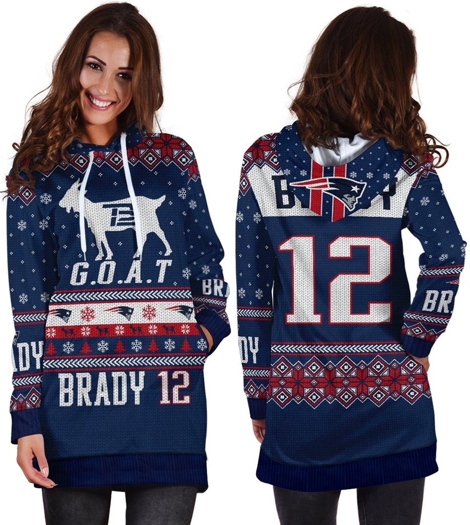 New England Patriots Tom Brady Goat Hooded sweatshirt