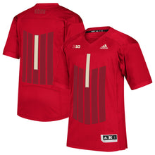 Load image into Gallery viewer, Men's Adidas #1 Scarlet Nebraska Cornhuskers Special Game Premier Jersey