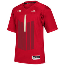 Load image into Gallery viewer, Men's Adidas #1 Scarlet Nebraska Cornhuskers Special Game Premier Jersey