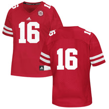 Load image into Gallery viewer, Women's Adidas #16 Scarlet Nebraska Cornhuskers Replica Jersey
