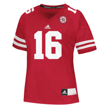 Load image into Gallery viewer, Women's Adidas #16 Scarlet Nebraska Cornhuskers Replica Jersey