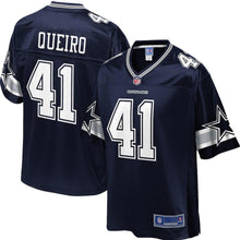 Load image into Gallery viewer, Youth Dallas Cowboys Kyle Queiro NFL Pro Line Navy Player Jersey