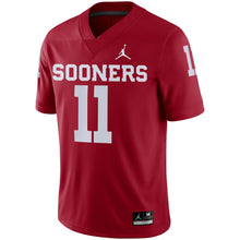 Load image into Gallery viewer, Men's Jordan Brand Dede Westbrook Crimson Oklahoma Sooners Game Jersey