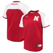 Load image into Gallery viewer, Men's Adidas Scarlet Nebraska Cornhuskers Diamond King 2.0 Climalite Jersey