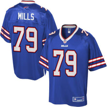 Load image into Gallery viewer, Youth Buffalo Bills Jordan Mills NFL Pro Line Royal Player Jersey