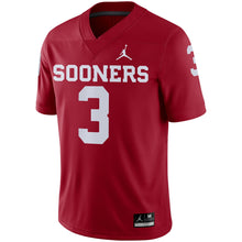 Load image into Gallery viewer, Men's Jordan Brand Sterling Shepard Crimson Oklahoma Sooners Game Jersey