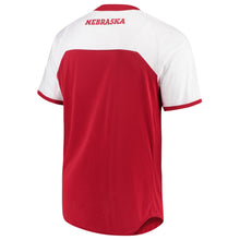 Load image into Gallery viewer, Men's Adidas Scarlet Nebraska Cornhuskers Diamond King 2.0 Climalite Jersey