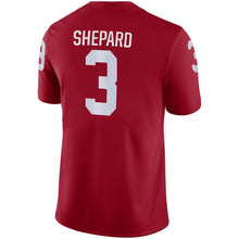Load image into Gallery viewer, Men's Jordan Brand Sterling Shepard Crimson Oklahoma Sooners Game Jersey