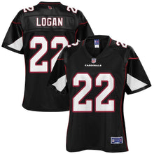 Load image into Gallery viewer, T.J. Logan Arizona Cardinals Pro Line Women's Player Jersey – Black 2018/2019