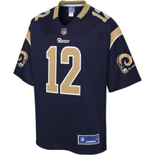 Load image into Gallery viewer, BRANDIN COOKS LOS ANGELES RAMS SUPER BOWL NFL PRO LINE PLAYER JERSEY – NAVY