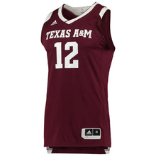 Load image into Gallery viewer, Men's Adidas Maroon/White Texas A&amp;M Aggies Chase Basketball Jersey