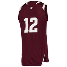 Load image into Gallery viewer, Men's Adidas Maroon/White Texas A&amp;M Aggies Chase Basketball Jersey