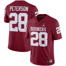 Load image into Gallery viewer, Men's Nike Adrian Peterson Crimson Oklahoma Sooners Alumni Player Jersey