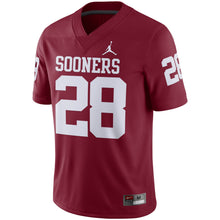 Load image into Gallery viewer, Men's Nike Adrian Peterson Crimson Oklahoma Sooners Alumni Player Jersey