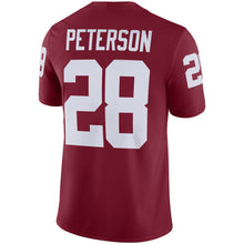 Load image into Gallery viewer, Men's Nike Adrian Peterson Crimson Oklahoma Sooners Alumni Player Jersey