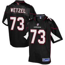 Load image into Gallery viewer, Youth Arizona Cardinals John Wetzel NFL Pro Line Black Alternate Player Jersey