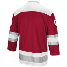 Load image into Gallery viewer, Men's Colosseum Crimson Oklahoma Sooners Athletic Machine Hockey Sweater Jersey
