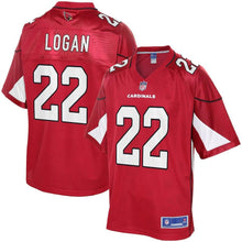 Load image into Gallery viewer, Youth Arizona Cardinals T.J. Logan NFL Pro Line Cardinal Team Color Player Jersey