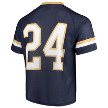 Load image into Gallery viewer, Men's Under Armour Navy Notre Dame Fighting Irish Replica Lacrosse Jersey