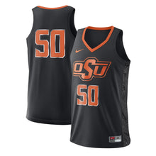 Load image into Gallery viewer, Men's Nike #50 Black Oklahoma State Cowboys College Basketball Replica Jersey