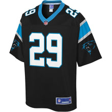 Load image into Gallery viewer, Youth Carolina Panthers Mike Adams NFL Pro Line Black Player Jersey