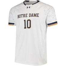 Load image into Gallery viewer, Men's Under Armour #10 White Notre Dame Fighting Irish Replica Performance Soccer Jersey