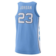 Load image into Gallery viewer, Men's Jordan Brand Michael Jordan Light Blue North Carolina Tar Heels Authentic Basketball Jersey