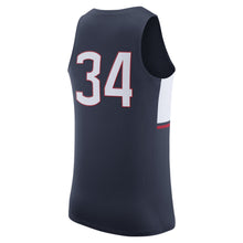 Load image into Gallery viewer, Men's Nike #34 Navy UConn Huskies Authentic Basketball Jersey