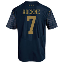 Load image into Gallery viewer, Men's Under Armour Navy Notre Dame Fighting Irish 2017 Knute Rockne Tribute Replica Jersey
