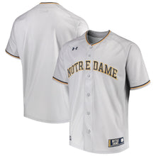 Load image into Gallery viewer, Men's Under Armour Gray Notre Dame Fighting Irish Performance Replica Baseball Jersey