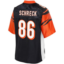 Load image into Gallery viewer, Youth Cincinnati Bengals Mason Schreck NFL Pro Line Black Player Jersey