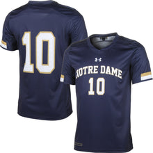 Load image into Gallery viewer, Mens Notre Dame Fighting Irish Under Armour Navy Blue Replica Soccer Jersey