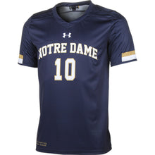 Load image into Gallery viewer, Mens Notre Dame Fighting Irish Under Armour Navy Blue Replica Soccer Jersey