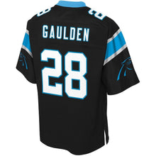 Load image into Gallery viewer, Youth Carolina Panthers Rashaan Gaulden NFL Pro Line Black Player Jersey