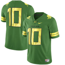 Load image into Gallery viewer, Men's Nike #10 Apple Green Oregon Ducks Limited Jersey