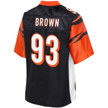 Load image into Gallery viewer, Youth Cincinnati Bengals Andrew Brown NFL Pro Line Black Player Jersey