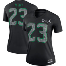 Load image into Gallery viewer, Women's Jordan Brand #23 Black Oregon Ducks Jumpman Legend Jersey
