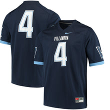 Load image into Gallery viewer, Men's Nike #4 Navy Villanova Wildcats Replica Game Jersey