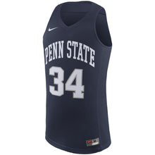Load image into Gallery viewer, Men's Nike Navy Penn State Nittany Lions College Replica Basketball Jersey