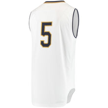 Load image into Gallery viewer, Men's Under Armour #5 White Notre Dame Fighting Irish Replica Performance Basketball Jersey