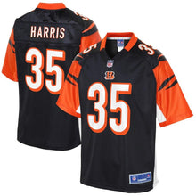 Load image into Gallery viewer, Youth Cincinnati Bengals Davontae Harris NFL Pro Line Black Player Jersey