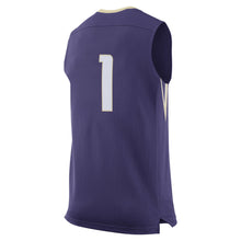 Load image into Gallery viewer, Men's Nike #1 Purple Washington Huskies Replica Basketball Jersey