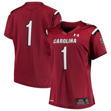 Load image into Gallery viewer, Women's Under Armour #1 Garnet South Carolina Gamecocks Finished Replica Team Jersey