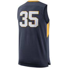 Load image into Gallery viewer, Men's Nike Navy West Virginia Mountaineers College Replica Basketball Jersey