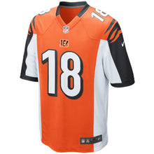 Load image into Gallery viewer, Youth Cincinnati Bengals AJ Green Nike Black/White/Orange Alternate Game Jersey