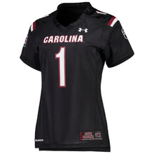 Load image into Gallery viewer, Women's Under Armour #1 Black South Carolina Gamecocks Finished Replica Jersey