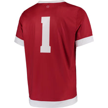 Load image into Gallery viewer, Men's Under Armour #1 Red Wisconsin Badgers Replica Performance Soccer Jersey