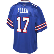 Load image into Gallery viewer, Youth Buffalo Bills Josh Allen NFL Pro Line Royal Player Jersey