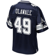 Load image into Gallery viewer, Youth Dallas Cowboys Jamize Olawale NFL Pro Line Navy Player Jersey