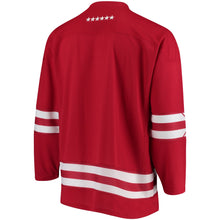 Load image into Gallery viewer, Men's Under Armour Red Wisconsin Badgers Replica Hockey Jersey